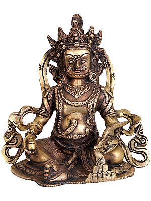 Kubera - God of Wealth | Handmade Brass Statue