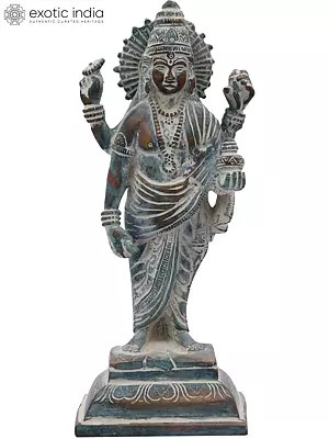 7" Dhanvantari - The Physician of Gods In Brass | Handmade | Made In India