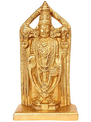 8" Lord Venkateshvara In Brass | Handmade | Made In India