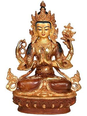 Chenrezig (Four Armed Avalokiteshvara Tibetan Buddhist Deity)