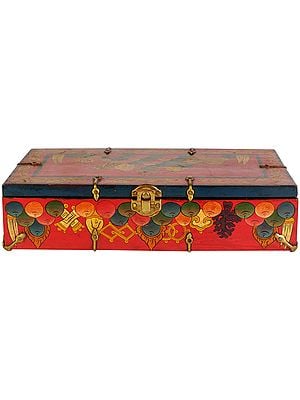 Tibetan Buddhist Altar Box for Three Deities