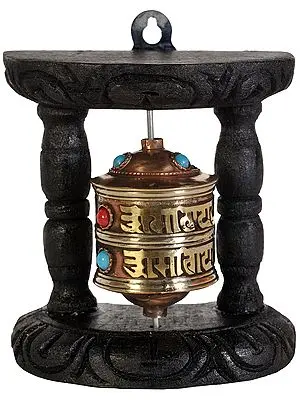 Tibetan Buddhist Prayer Wheel