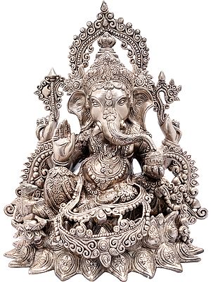 16"  Bhagawan Ganesha In Brass | Handmade | Made In India