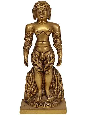 6" Jain Tirthankara Rishabha Deva In Brass | Handmade | Made In India