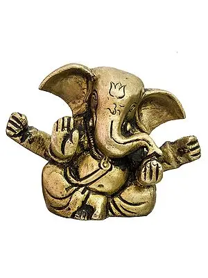 Lord Ganesha with Large Ears (Small Sculpture)