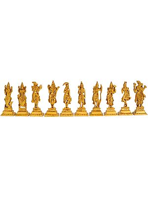 Dashavtara (Set of Ten Flat Sculptures)