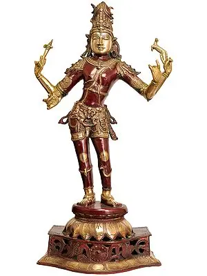 31" Large Size Bhagawan Shiva as Pashupatinath In Brass | Handmade | Made In India