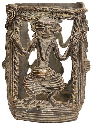 Pen Holder (Tribal Statue from Bastar)