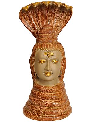 18" Shiva as Nagaraja In Brass | Handmade | Made In India
