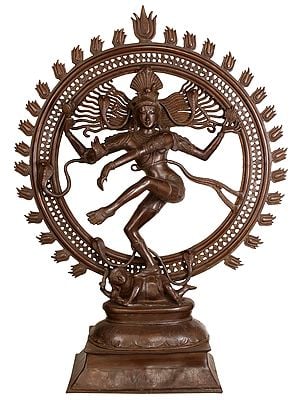 41" Large Size Nataraja In Brass | Handmade | Made In India