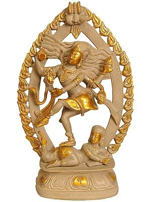 16" Lord Shiva as Nataraja In Brass | Handmade | Made In India