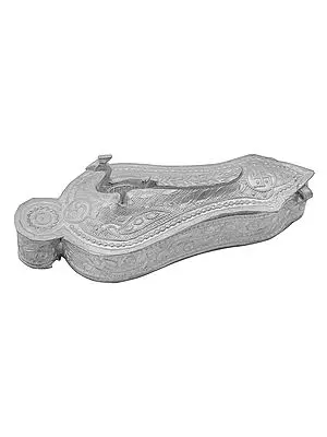 Peacock Ritual Box Crafted in Silver