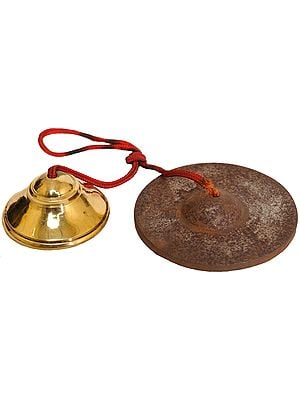 3" Bronze and Iron Cymbals | Handmade | Made in India