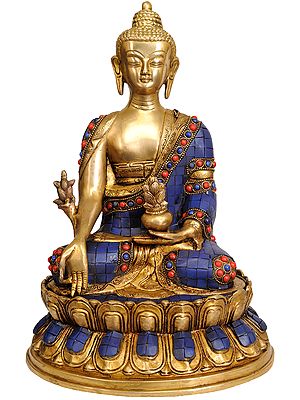 (Tibetan Buddhist Deity) Lapis Healing Buddha