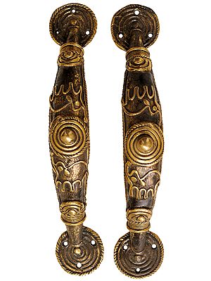 Tribal Elephant Door Knob (Folk Statue)