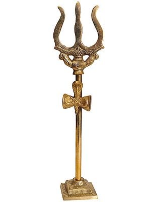 Trishul (Trident) with Stand