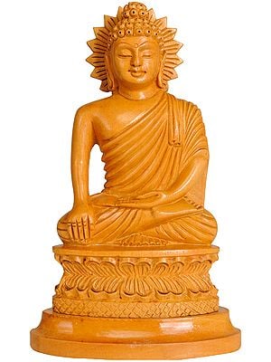 Maravijaya Buddha Seated On A High Plinth