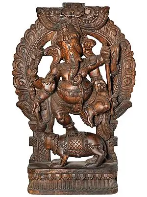 Large Size Dancing Ganesha on Rat