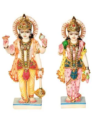 Lord Vishnu with Goddess Lakshmi