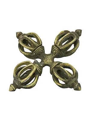 Tibetan Buddhist Double Dorje (Vishva-Vajra)