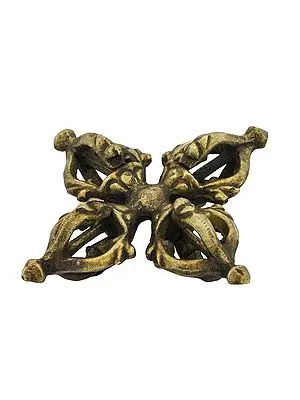 Tibetan Buddhist Double Dorje (Vishva-Vajra)