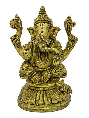 Seated Ganesha  (Small Statue)