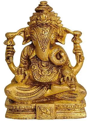 Seated Ganesha (Small Statue)