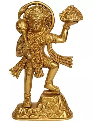 The Mighty Hanuman in Brass | Handmade | Made In India