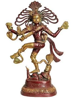 20" Lord Shiva as Nataraja In Brass | Handmade | Made In India