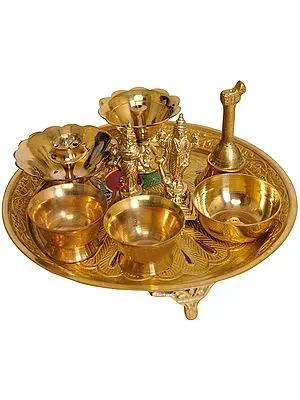 Lakshmi-Narayana Puja Thali