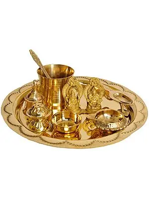 Lakshmi Kubera Puja Thali