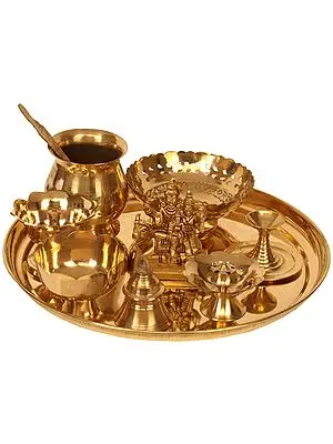 Lord Shiva Puja Thali
