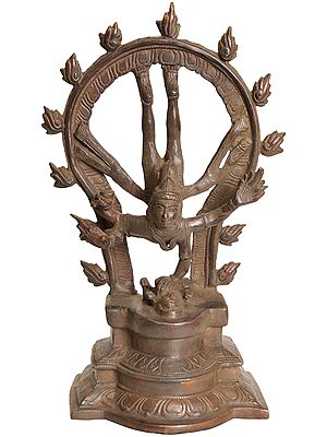 12" Bhagawan Shiva's Tandava In Brass | Handmade | Made In India