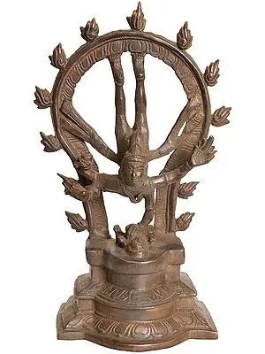 12" Bhagawan Shiva's Tandava In Brass | Handmade | Made In India