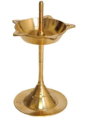 Five Wick Lamp with Stand