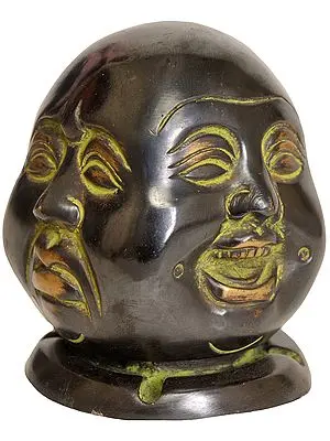 3" Laughing Buddha (Table Piece) In Brass | Handmade | Made In India