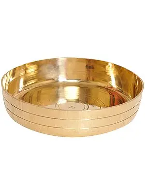 Bronze Thali for Eating Food