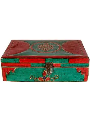 Endless Knot (Ashtamangala) Ritual Box