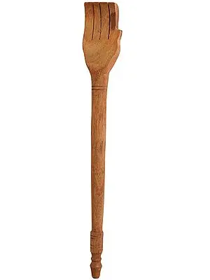 Hand Shaped Stick for Relieving from Itching During Yajna