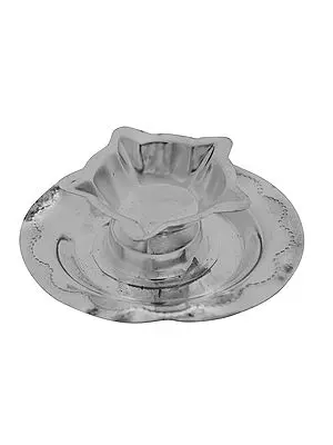 Puja Diya with Plate