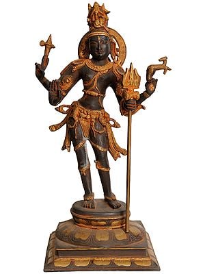 20" Lord Shiva as Pashupatinath In Brass | Handmade | Made In India