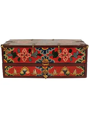 Tibetan Buddhist Ritual Box For Monastery