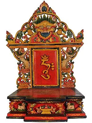 Tibetan Buddhist Deity Throne