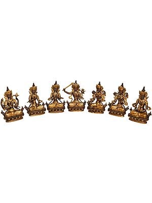 Set of Seven Tibetan Buddhist Deities