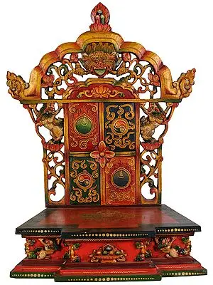Tibetan Buddhist Deity Throne