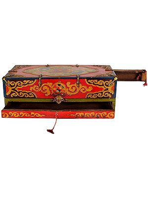 Tibetan Buddhist Portable Altar for Three Deities