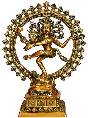 23" Lord Shiva as Nataraja | Handmade Brass Statue | Made in India