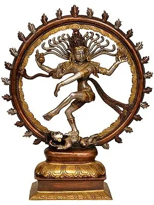 14" Nataraja In Brass | Handmade | Made In India