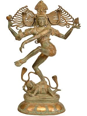 30" Large Size Lord Shiva as Nataraja In Brass | Handmade | Made In India
