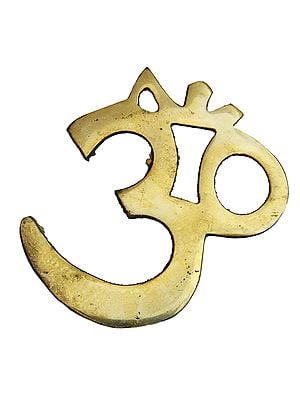 3" OM (AUM) wall Hanging In Brass | Handmade | Made In India